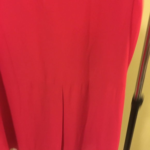 Red button down blouse - Picture 4 of 6